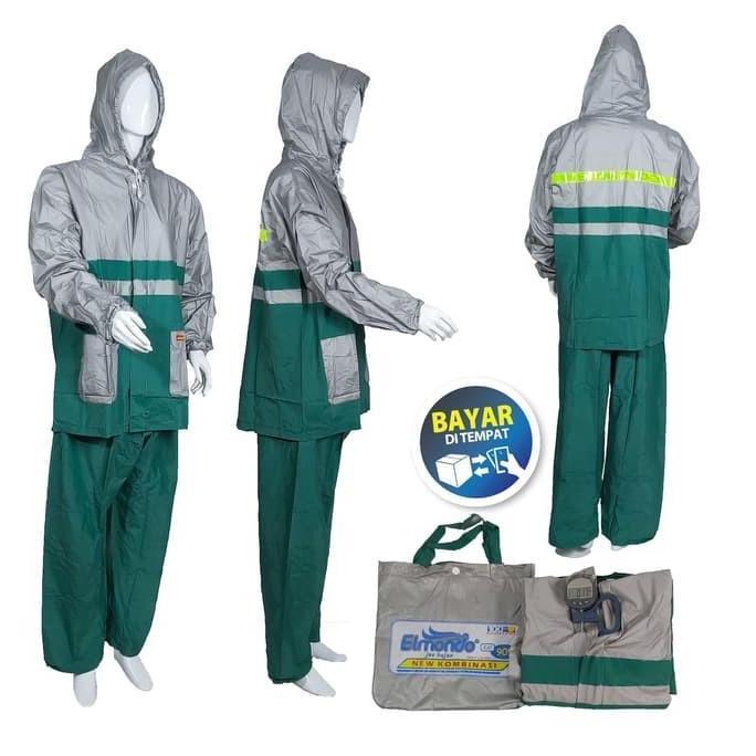 Jas Hujan Elmondo 905/Mantel Hujan Elmondo 905/Raincoat Elmondo 905/Jas Hujan Setelan Baju Celana Mu