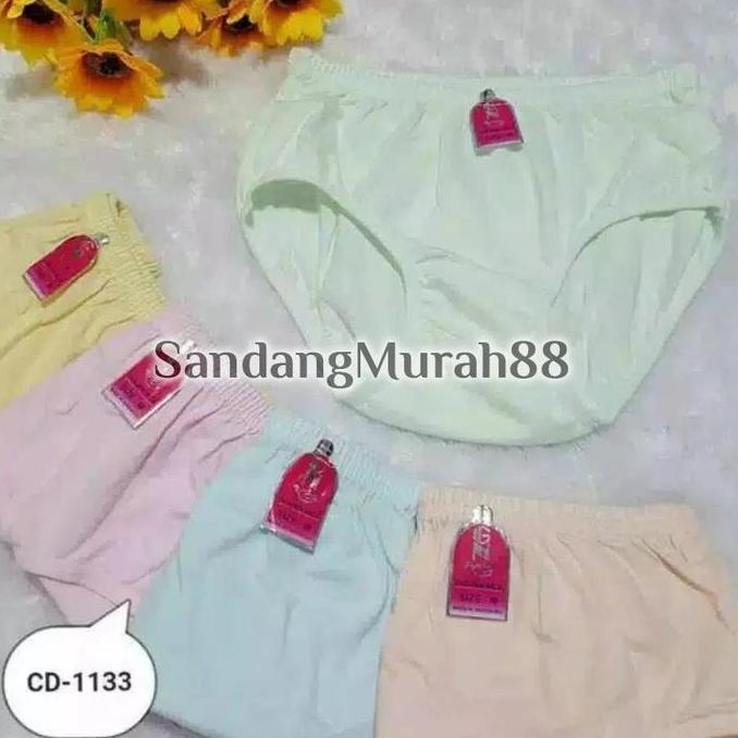 BL89 ~ Terlarisss Celana Dalam Golden Nick 1133 | CD golden nick Polos 6pcs
