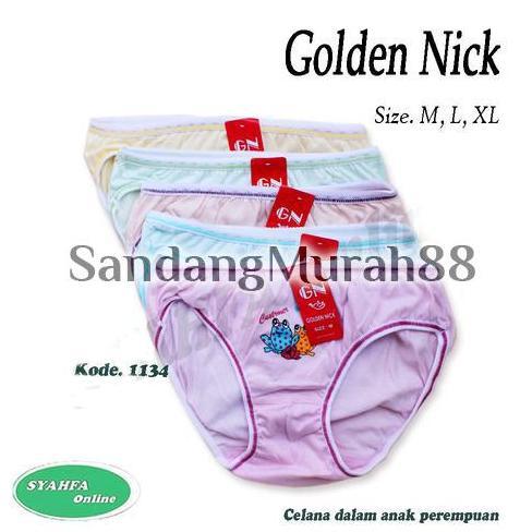 MD41 - [ 6PCS ] CD Golden Nick 1134 | Celana Dalam Golden Nick Remaja