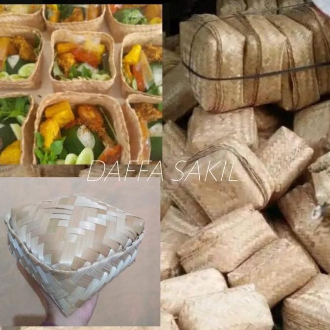 Besek bambu termurah / pipiti , box kotak nasi