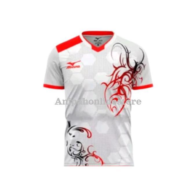 Pootbol- Jersey Volly/ Baju Voli Mizuno/ Atasan Olahraga Dewasa Set Pria Wanita Nyaman Berpori Cepat