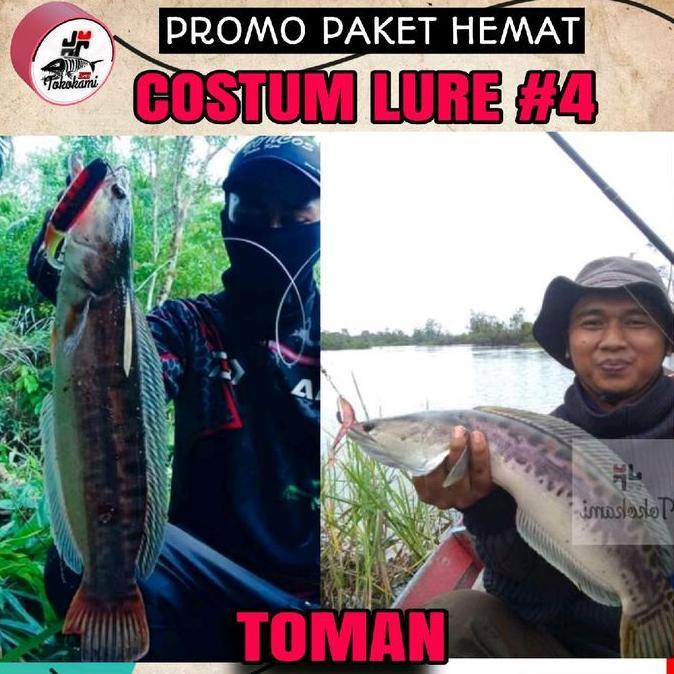 Fishx- Lure Costum Isi 5 Pcs + Bonus 1 Lure Free Box