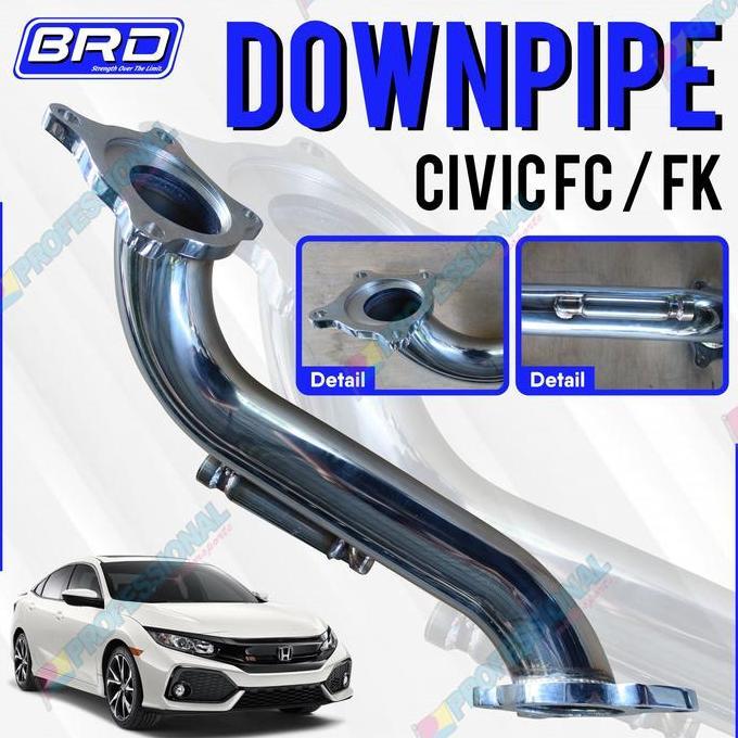 Promo Exhaust Knalpot Muffler Downpipe BRD Honda Civic FC FK CRV turbo RW Diskon