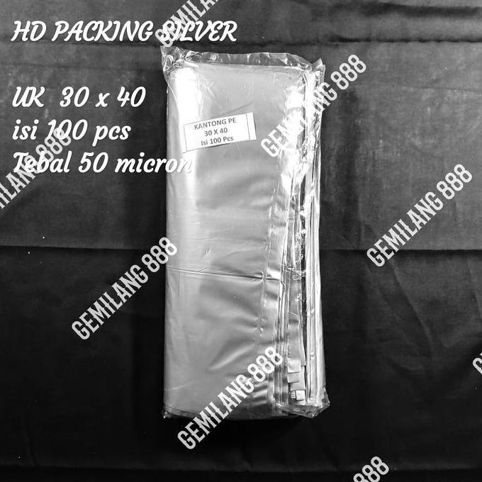 Picx- Plastik Packing Silver Uk 30X40, Hd Packing, Kantong Bungkus Paket