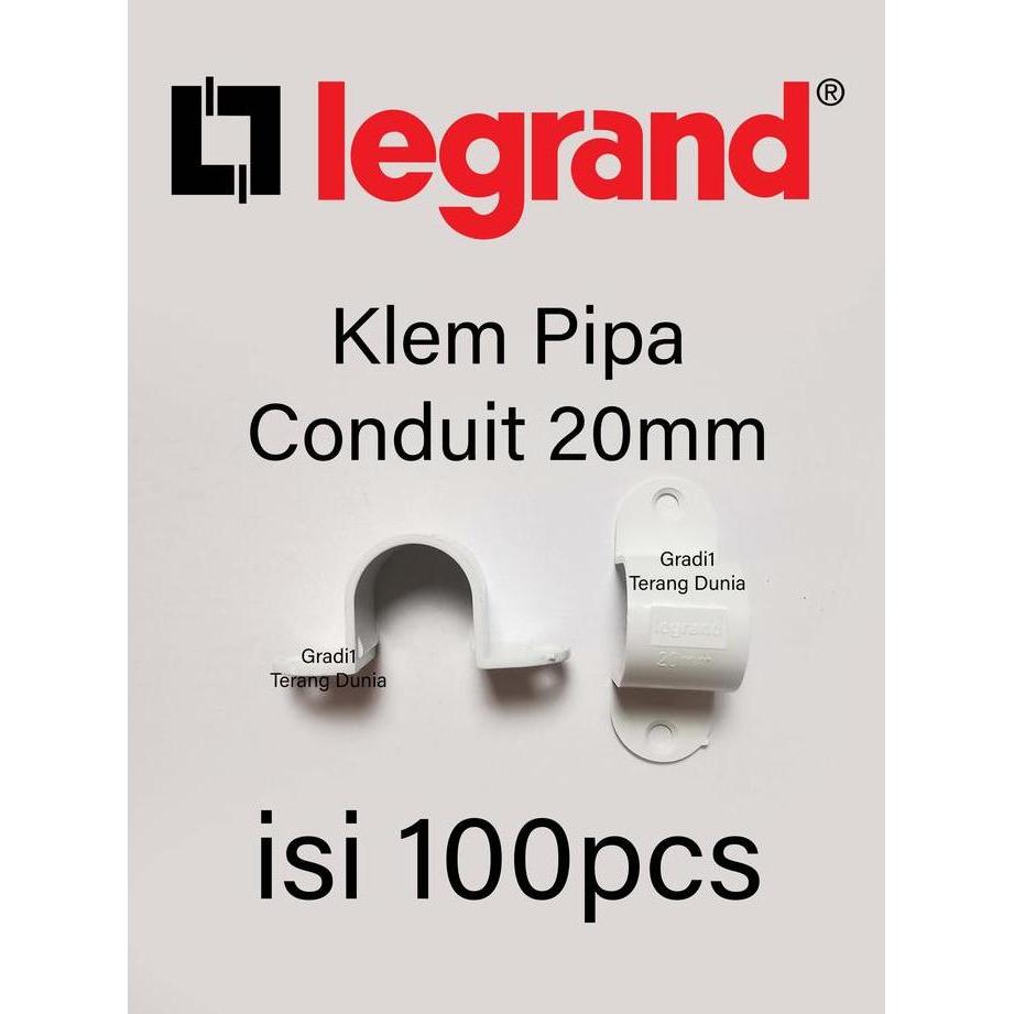 Klem Pipa Conduit 20mm Klem Pipa Listrik 20mm Klem Pipa 20mm Klem Conduit 20mm Klip Pipa Conduit 20m
