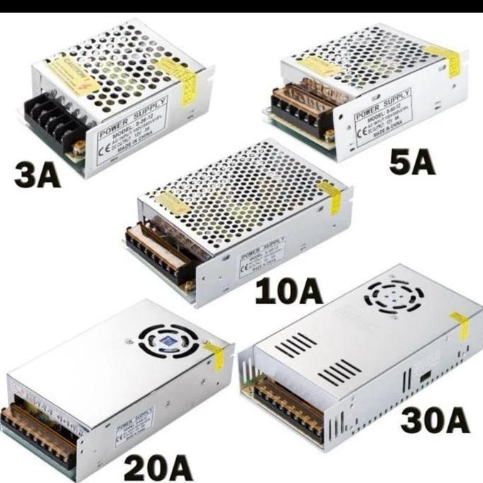 Scur- Adaptor 12V 20A Psu Power Suply Cctv Led Strip 12 Volt 20 Ampere