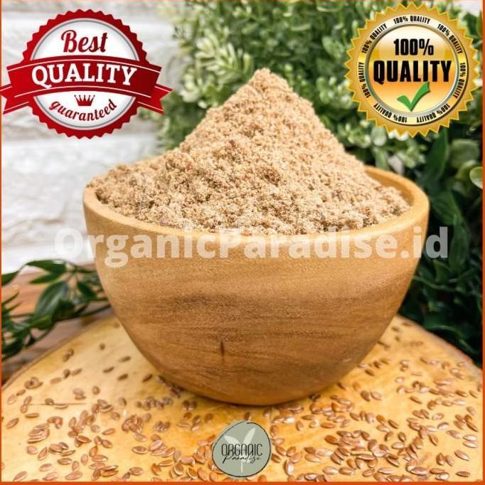Lazatos- Brown Flaxseed Halus 1 Kg / Ground Brown Flaxseed 1 Kg