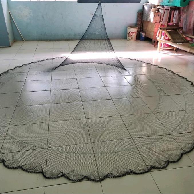 Fishx- Jala Lempar 2,5 Meter Bahan Nilon/ Benang Jala Ikan,  Jala Udang, Jala Sungai Murah