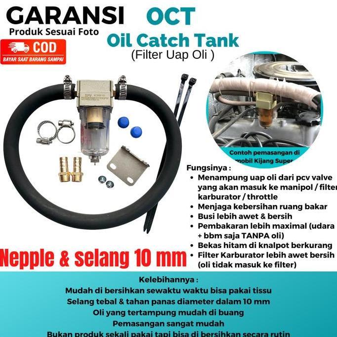 Filter Uap Oli Mesin OCT Oil Cath Tank