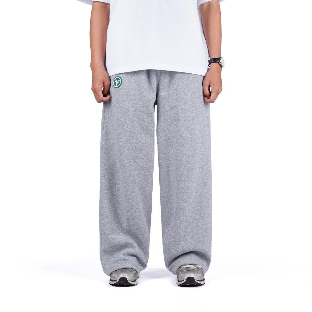 PRODUK TERBARU VANTIVA Celana Sweatpants Loose Baggy Pants Fleece Grey Misty Vast