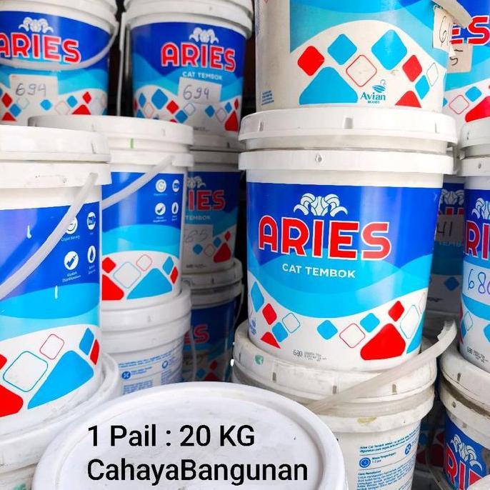 Colorbit- Avian Aries Avitex Cat Tembok Plafon Triplek Warna Pail Pel 20Kg Murah Super White Putih B