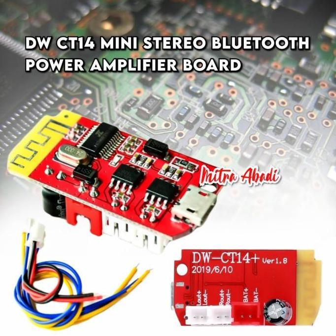 DW-CT14 Mini Stereo Bluetooth Power Amplifier Board