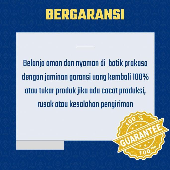 Xxxy- Kemeja Batik Prakasa Motif Arkanza Slimfit Lengan Pendek Batik Solo