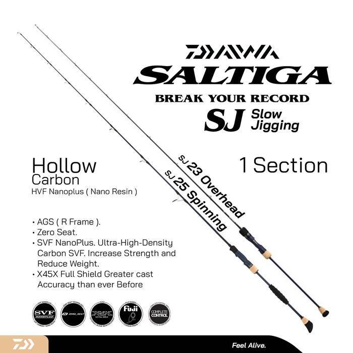 Joran Daiwa Saltiga Sj | Joran Slow Jigging | Rod Jigging | Joran Carbon Hollow