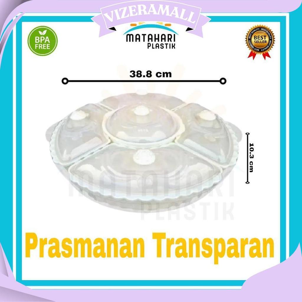 Basi Prasmanan Bulat La Rosa/Prasmanan Bening/Basi Prasmanan Bulat/Basi Plastik Putar Termurah