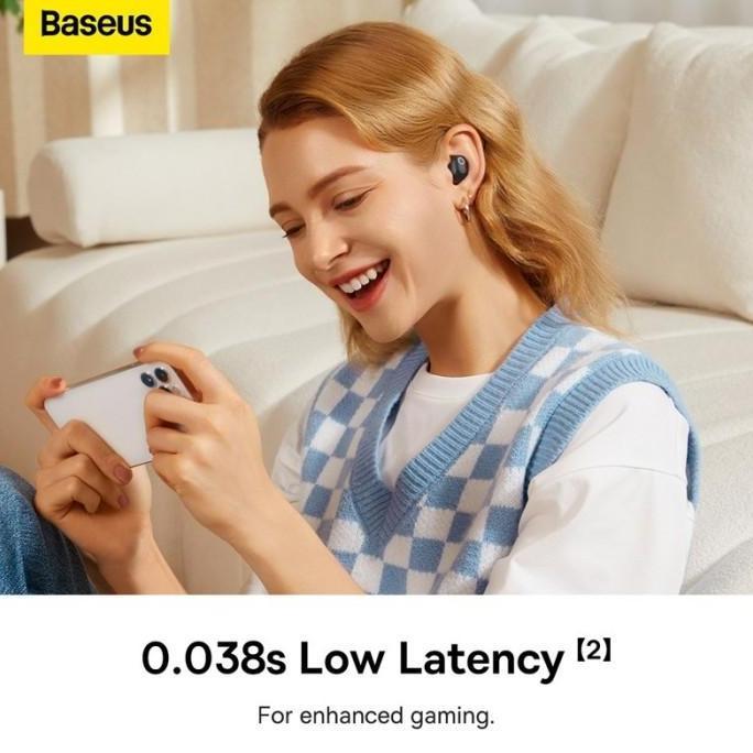 BASEUS TWS BLUETOOTH EARPHONE MINI EARBUDS HEADSET ANC ENC WM05