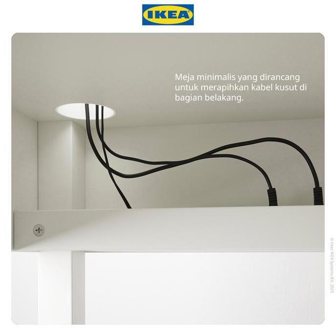 IKEA MICKE Meja Kerja / Meja Belajar Sudut Minimalis 100x142 cm (TERBAIK) (TERBARU) (TERMURAH)