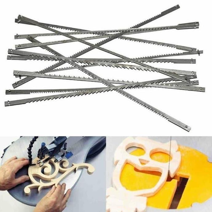 :::::::] Mata Gergaji Potong Mesin Scroll Saw Pinned Mata Gergaji Scroll Saw