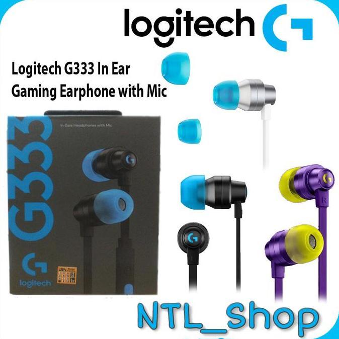 NEW Logitech G333 In Ear Gaming Earphone with Mic - LOGITECH G333