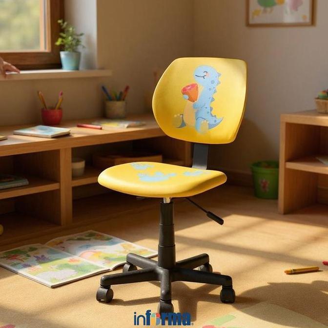 NEW - Informa Otto Kursi Belajar Anak Kursi Roda Kursi Putar Tempat Duduk Bangku Belajar Kursi Kompu