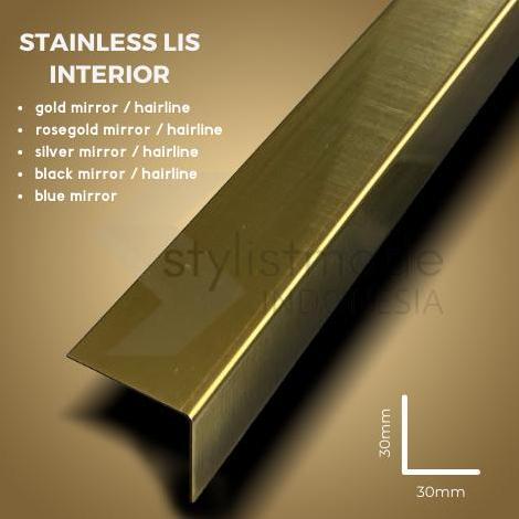 NEW - Stainless lis Interior | Siku L 30 x 30mm