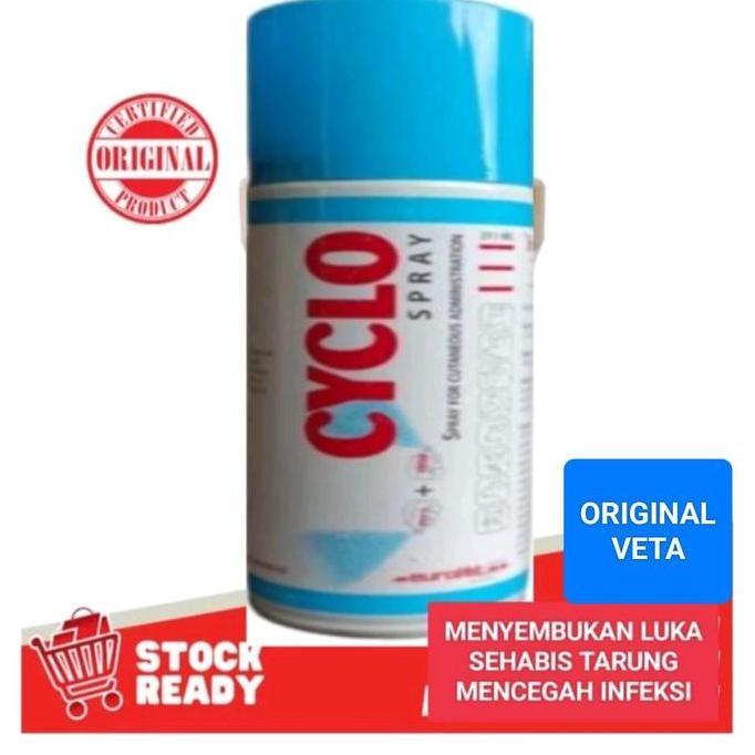 NEW CYCLO SPRAY OBAT AYAM THAILAND SEMBUHKAN LUKA CEGAH INFEKSI AYAM ADUAN
