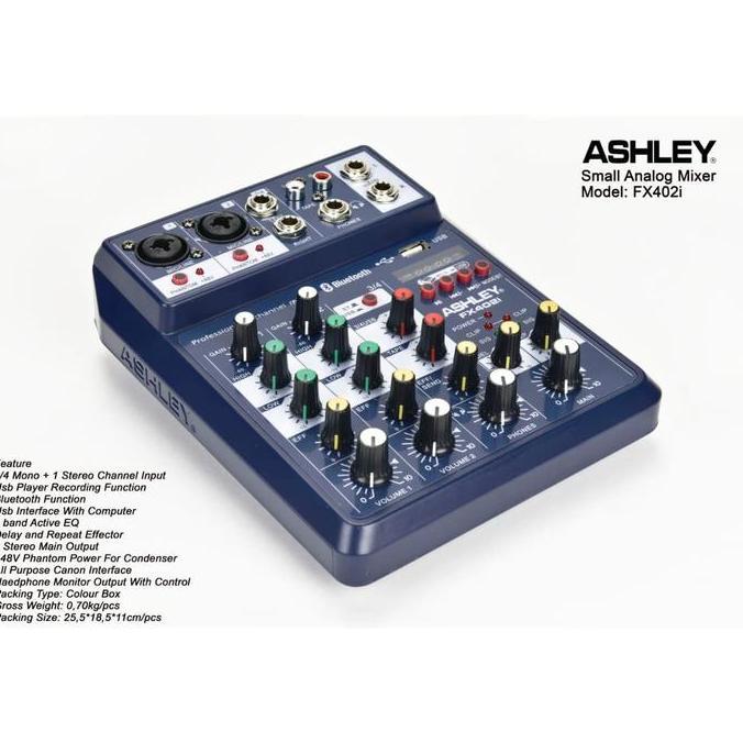 TERBAIK 4 Channel Mixer Ashley FX 402 i FX402i FX 402i Original