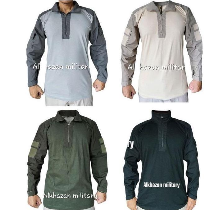kaos bdu  tactical  lengan panjang  baju pdl tactical pria Sport