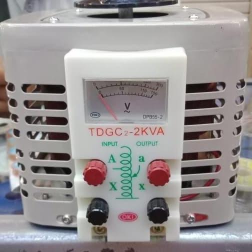 TERBARU - transformer slide regulator oki TDGC2 2000 Va