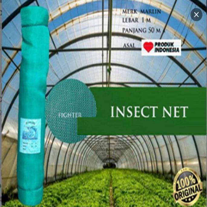 HARGA DISC - Waring kasa Marlin Hijau Rol P 50 x L 1  m/ waring hijau/ kasa nyamuk/ insect net/ jari