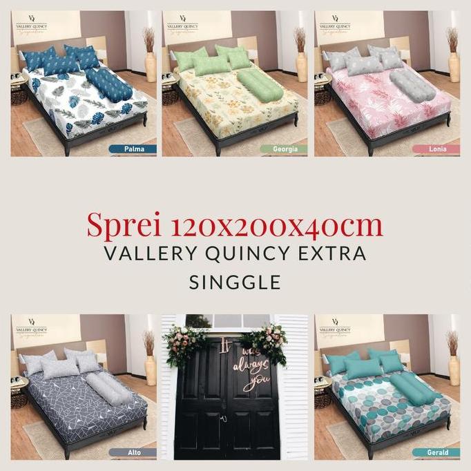 TERMURAH - sprei 120x200x40 tinggi 40cm katun jepang single bahan halus lembut