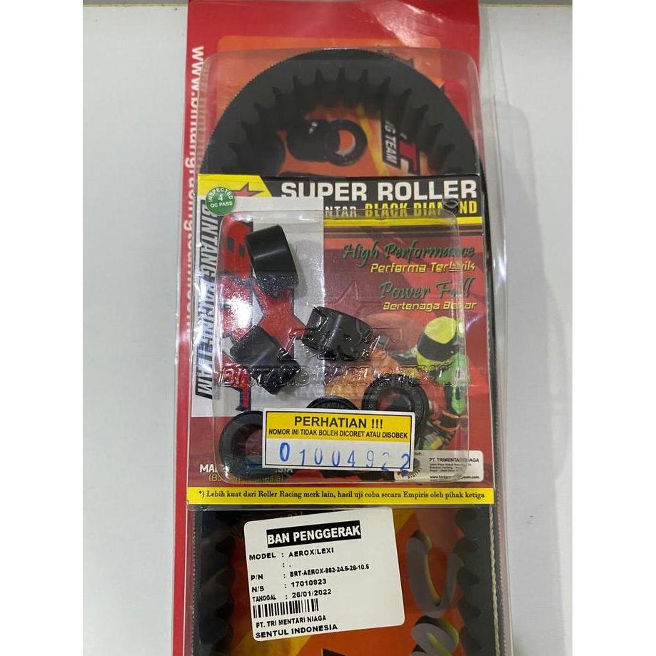 DY41 - VBELT RACING SET ROLLER AEROX LEXI BRT