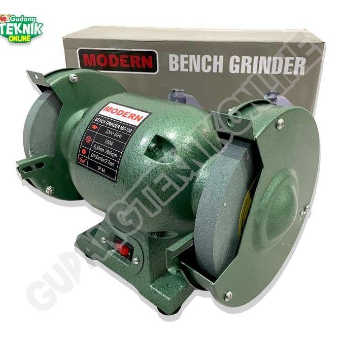 PAPANDAYAN Mesin Gerinda Duduk 6" MODERN MOLLAR TIGER MD-150 BG005-150  / Mesin Gurinda Grinda Duduk