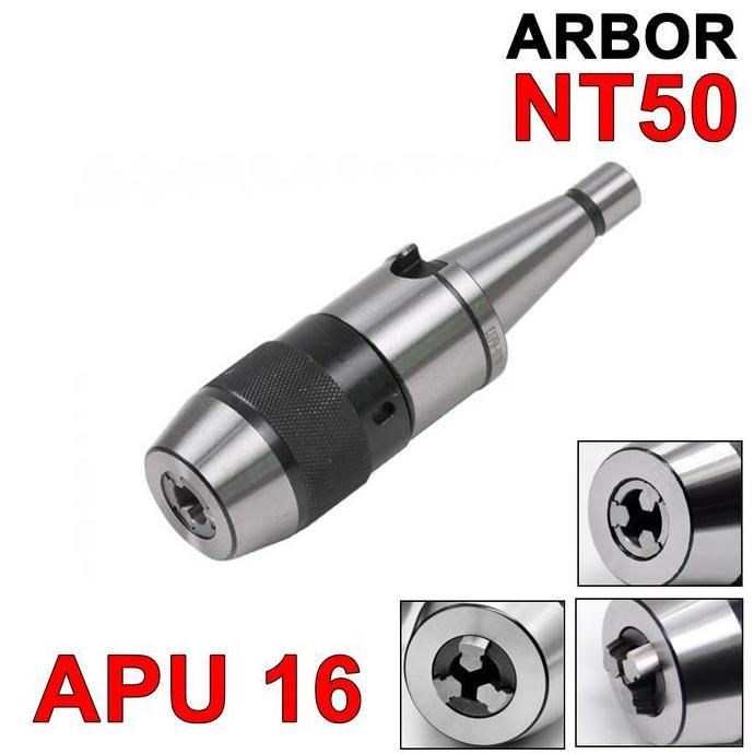 LOPHEZONE Arbor NT50 APU16 100 Chuck Drill 16 Arbor Milling DIN 2080 Holder NT50