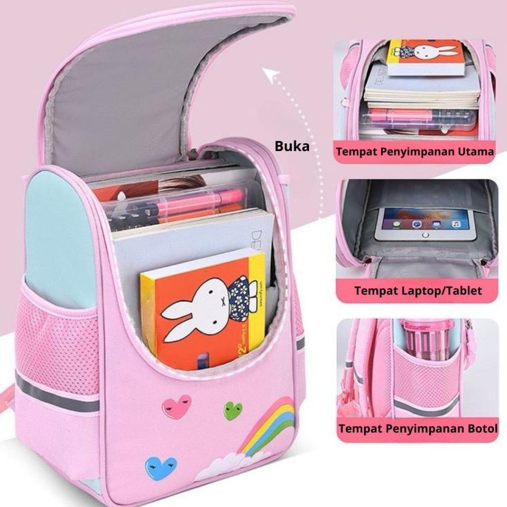 Grosir Mikado - Bk136 Tas Sekolah Tas Ransel Anak Perempuan Tas Sekolah Anak Perempuan Tas Sekolah W