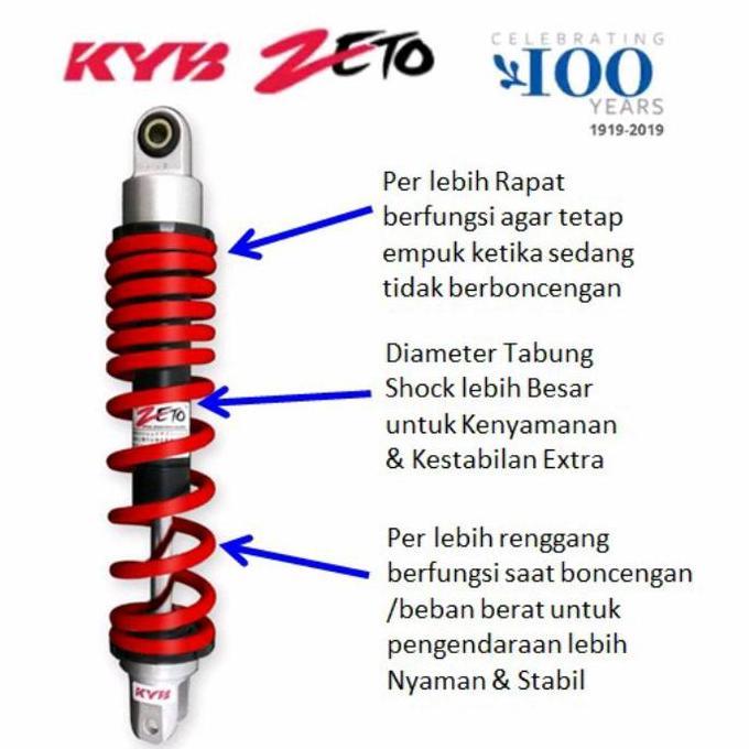 DB121 - sok kayaba zeto vario 125/vario 150