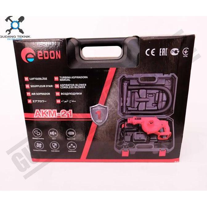 SABILULUNGAN Elektrik Blower Edon AKM21-Blower Elektric Cordless Edon AKM-21