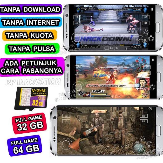 Flashdisk OTG / MicroSD Game PS2 untuk HP Android