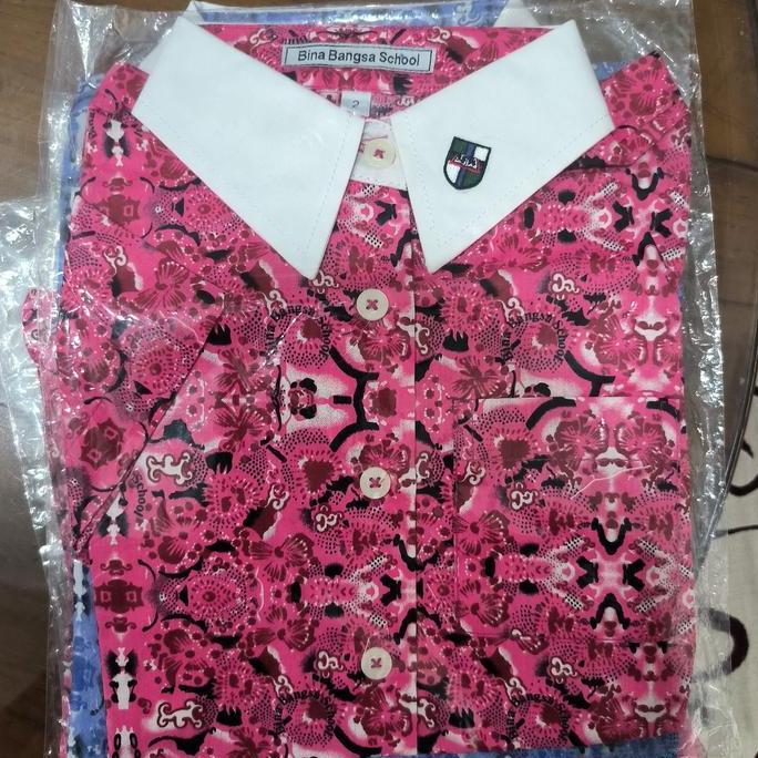 seragam BAJU sekolah bina bangsa wanita no 2