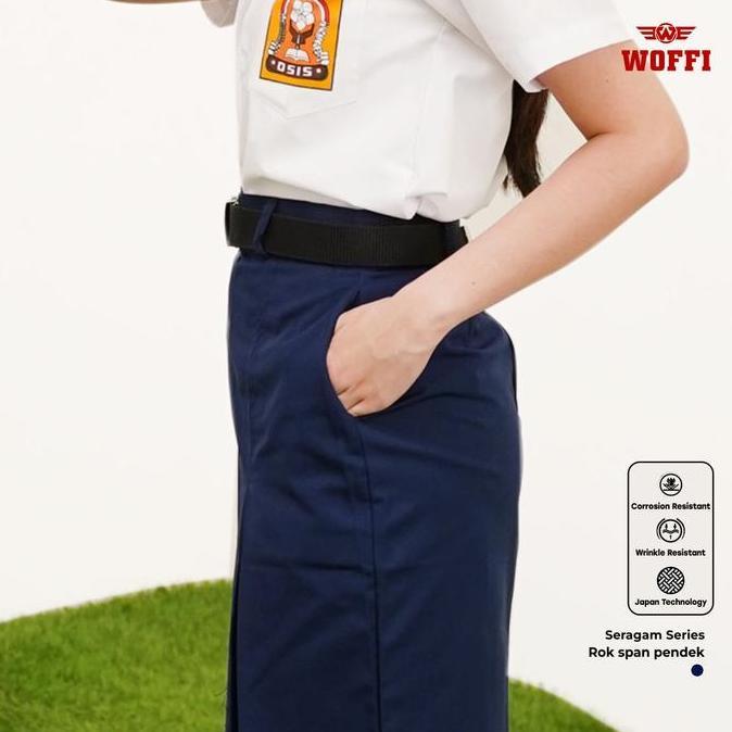 Woffi Seragam SMP Span Biru