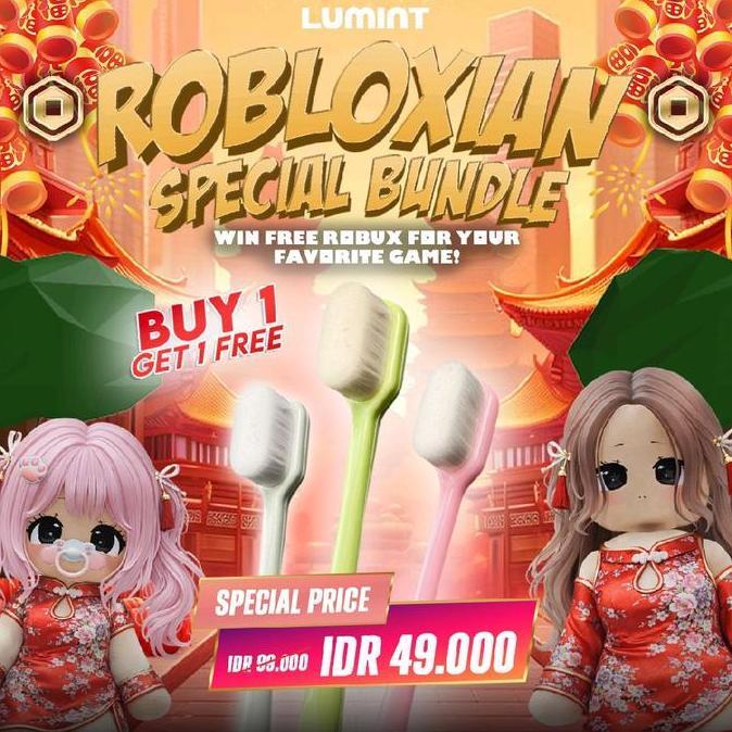 KelontongRamah - [Robloxian Special Bundle] - Buy 1 Get 1 Free Lumint Super Cloud Toothbrush Sikat G