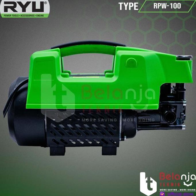 Ryu Mesin Cuci Mobil Motor Rpw 100 Jet Cleaner 400 Watt Rpw-100 100Bar