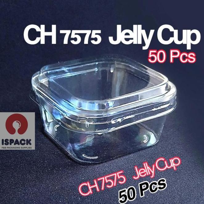 Puding Cup Jelly Cup Ch 7575 Tutup 50 Pcs