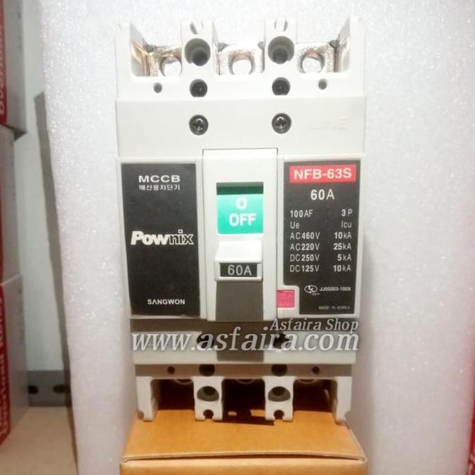 Mccb Nfb-63S 60A Pownix Magnetic Contactor Restock
