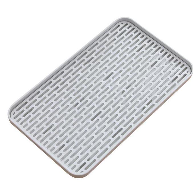 Nampan/Draining Board Tatakan Gelas dan Alat Makan alas cuci walnut tahan lama random piring