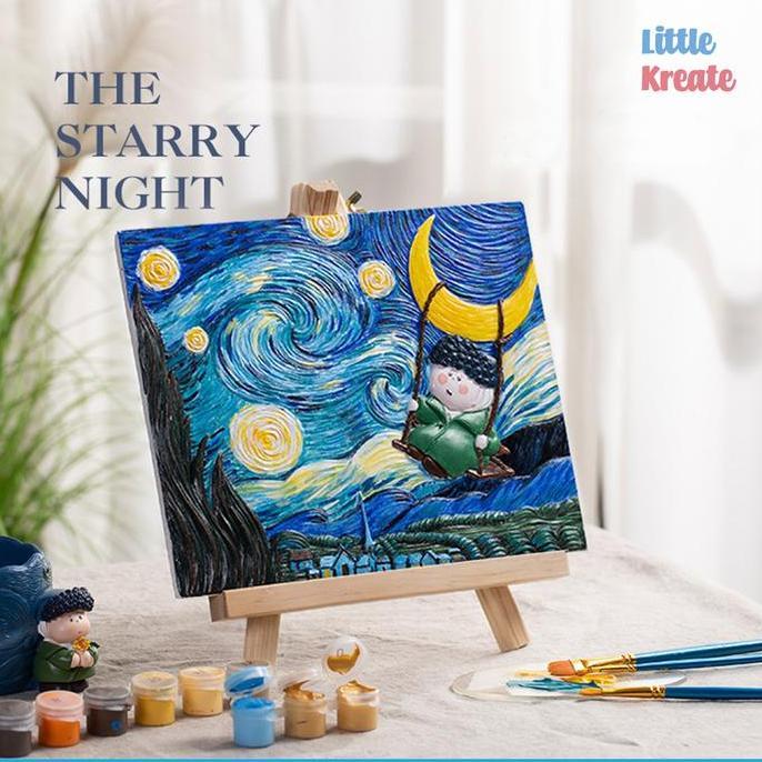 Indahkan- Mainan Edukasi 3D Painting - 3D Relief Color Painting Series - Paket Mewarnai / Cat Lukisa