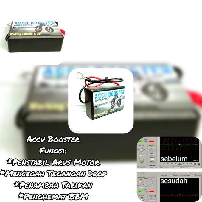 ACCU BOOSTER MOTOR UNTUK PENSTABIL ARUS MOTOR VOLT STABILISER NMAX PCX