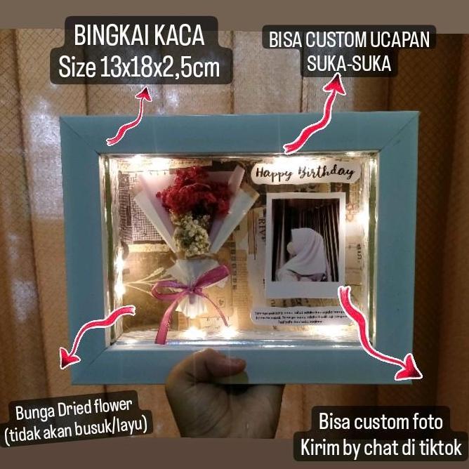 Dried Flower 13X18Cm  Kado Ultah Cewe Kado Wisuda Pacar Hadiah Valentine Kado Valentine Kado Pernika