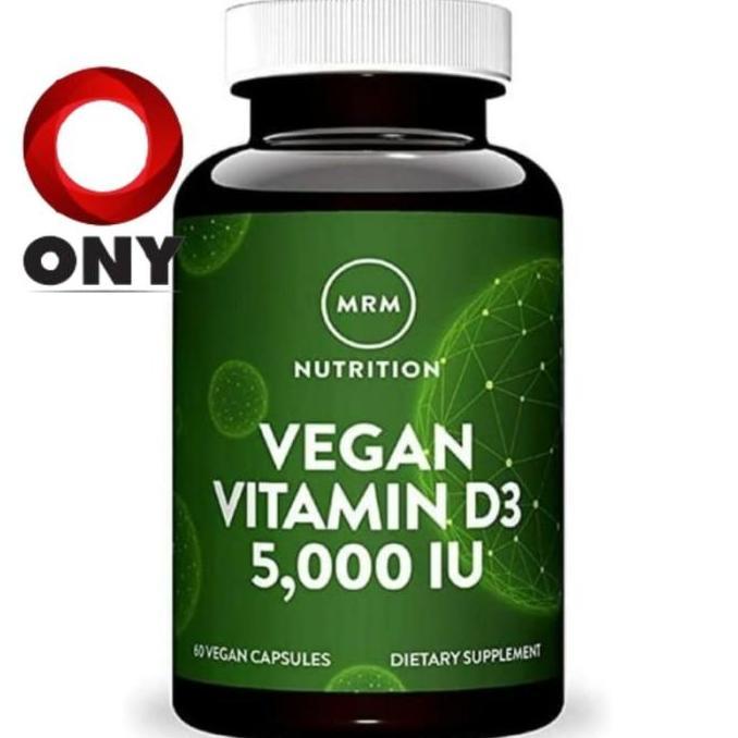 MRM VEGAN VITAMIN D3 VIT D3 VITAMIN D 3 VIT D 3 5000IU 5000 IU 60 CAP