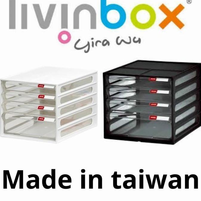 u_umbrellass - shuter rak cabinet kertas dd-1213 putih shuter desk file organizer (white)